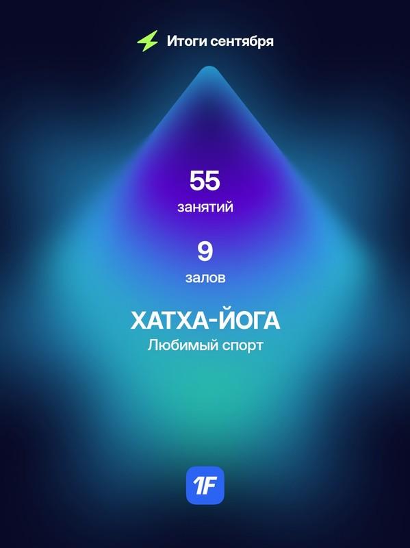 LuxFit: Моя достижение за сентябрь 55 занятия, всем моим…